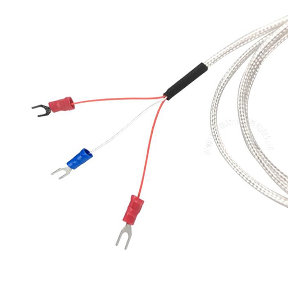 sonde de température étanche 3 fils 304 résistance thermique PT100 température 50mm sonde capteur avec 0.5 m 1 m câble