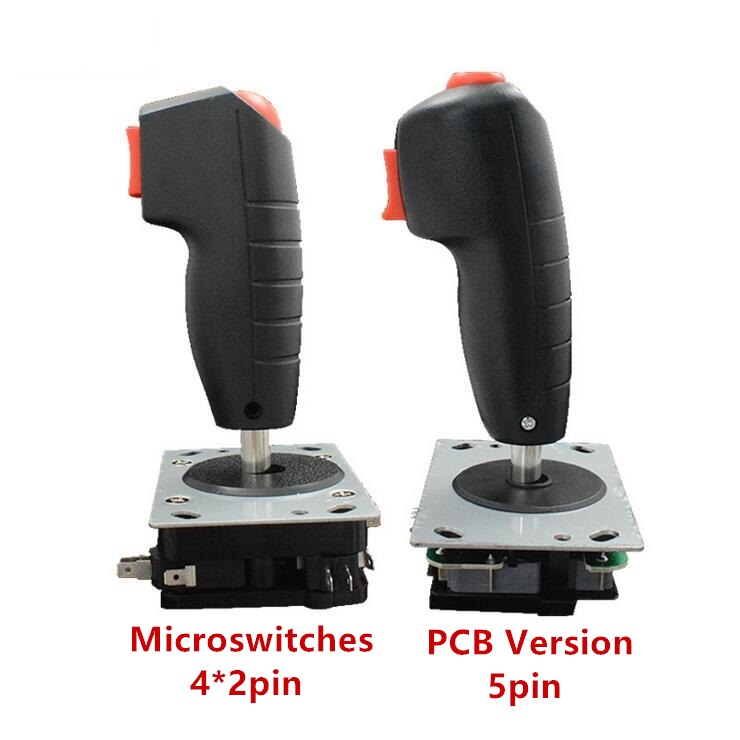 Juego Arcade Mini Grap, Joystick de vuelo, gatillo, botón de disparo superior, repuesto Microswitch/PCB con/sin vibración a elegir