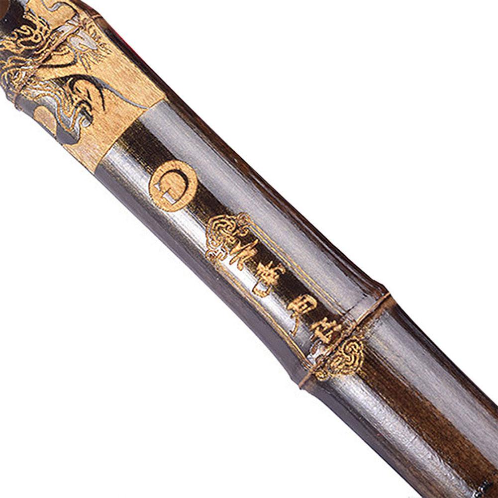 Engraved Chinese Ethnic Instrument Bamboo Bawu Pipe BaWu Flute G/F Tone Musical Instruments