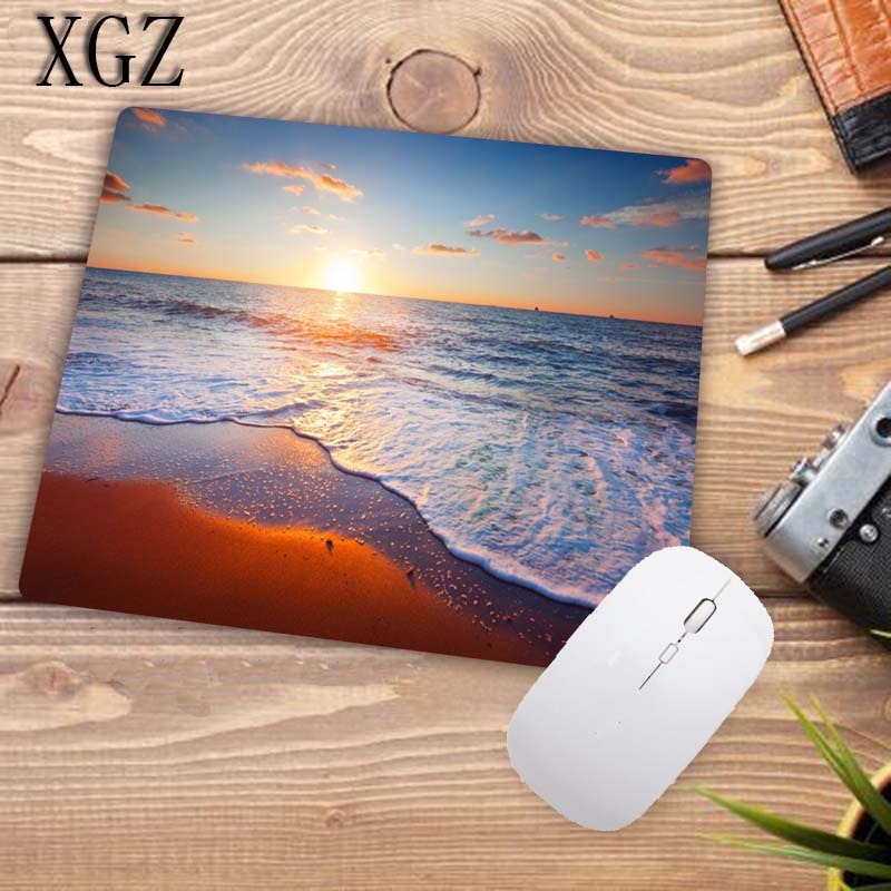 XGZ Beach Colorful Clouds Sea Scenery Large Mouse Pad Gamer Gaming Mouse Pad Computer Mousepad Keyboard Desk Mat 90X40CM/30X60CM: 250X290X2MM