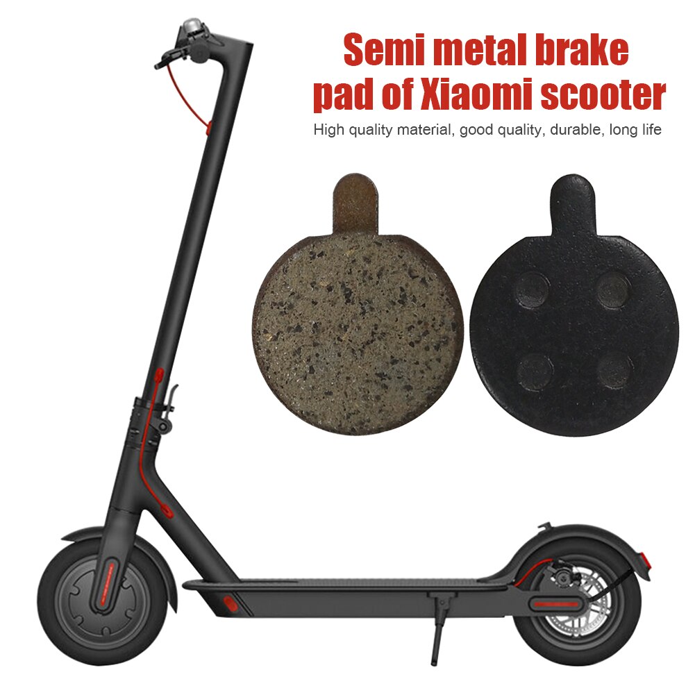 1 paire de plaquettes de frein à disque en métal pour Scooter électrique Xiaomi M365 Pro, pièces de rechange, plaques de Friction