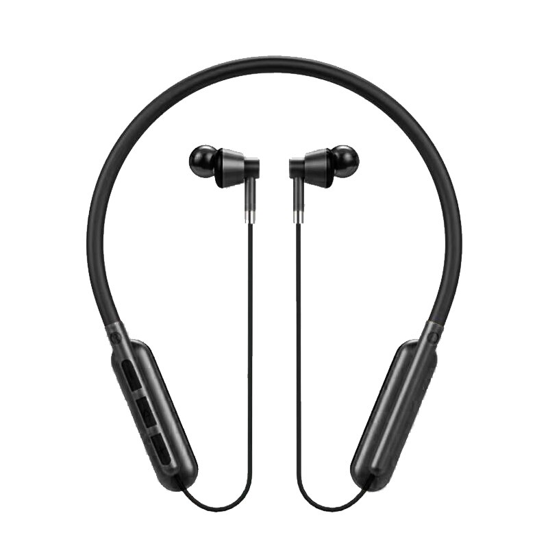 Écouteurs Bluetooth étanches IPX6, casque sans fil avec extension de carte SD 32 go, 2 paires d'écouteurs: Black