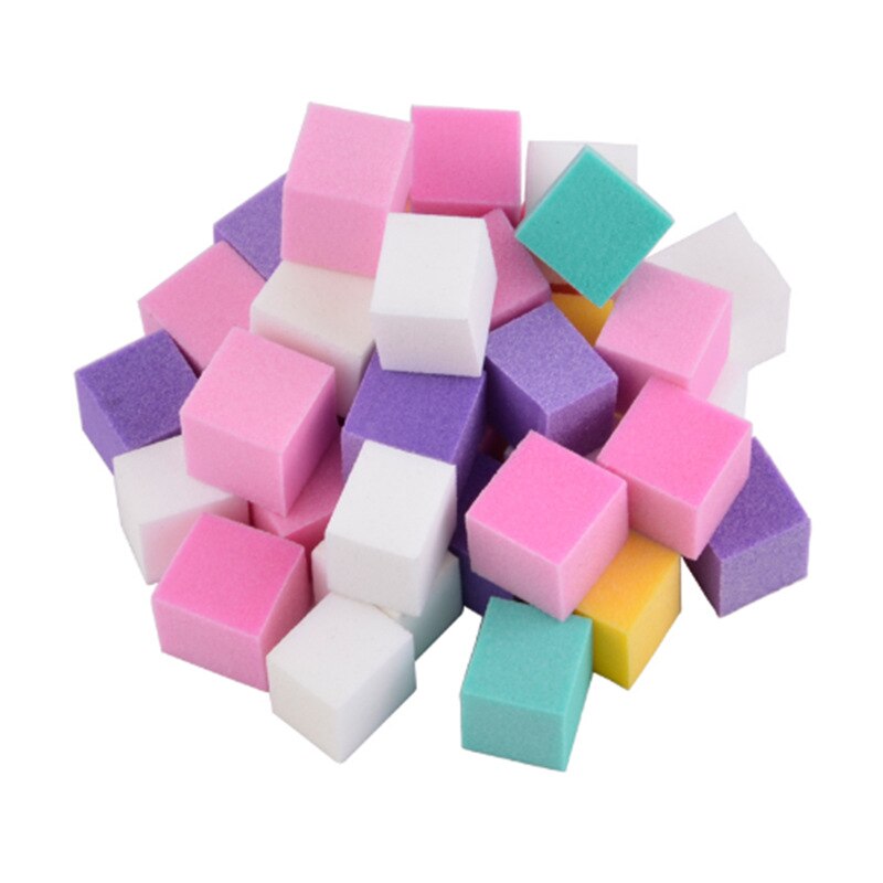 Mini Nail Sponge Nail File Buffer Block Buffing Sanding Nail Tools Double Sided Pedicure Manicure Small File
