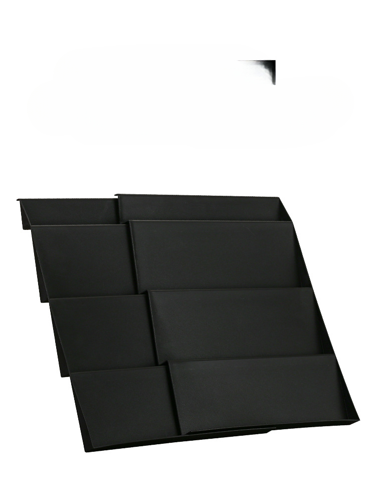 Krydderhylle stige krydderhylle kjøkken krydderflaske krydderkrukke stativ skuff oppbevaring krydderhylle kjøkken oppbevaring: Svart