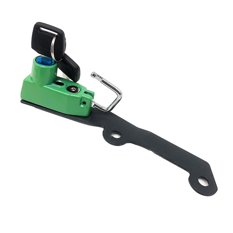 Candado antirrobo para casco de motocicleta, accesorio de aleación de aluminio para Kawasaki Z1000 Z, 1000, , , ,: Verde