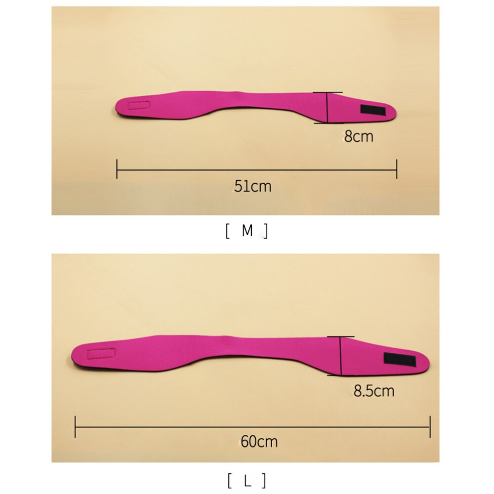 2 stücke Schwimmen Stirnband Neopren Einstellbare Yoga Tauchen Ohren Schutz Haar Band für freundlicher Erwachsene (rosig Sise L und größe M)
