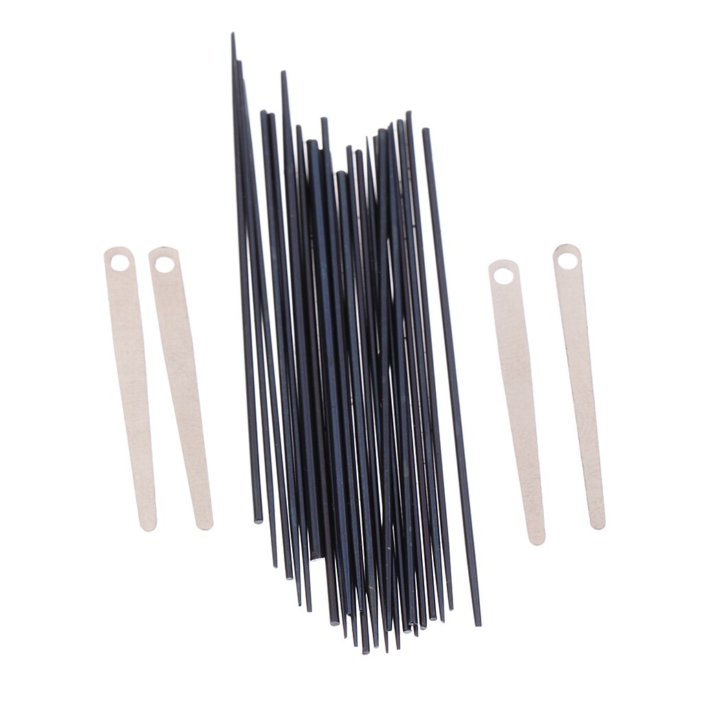 Aiguilles à ressort de Saxophone, 1 jeu de 24 pièces + 4 vis à feuilles de ressort, bricolage d&#39;accessoires de Saxophone