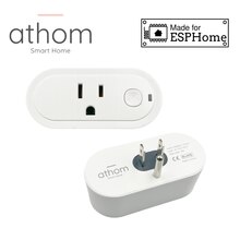ATHOM preflashed ESPhome Smart Plug Works With Home Assitant US Standard 16A