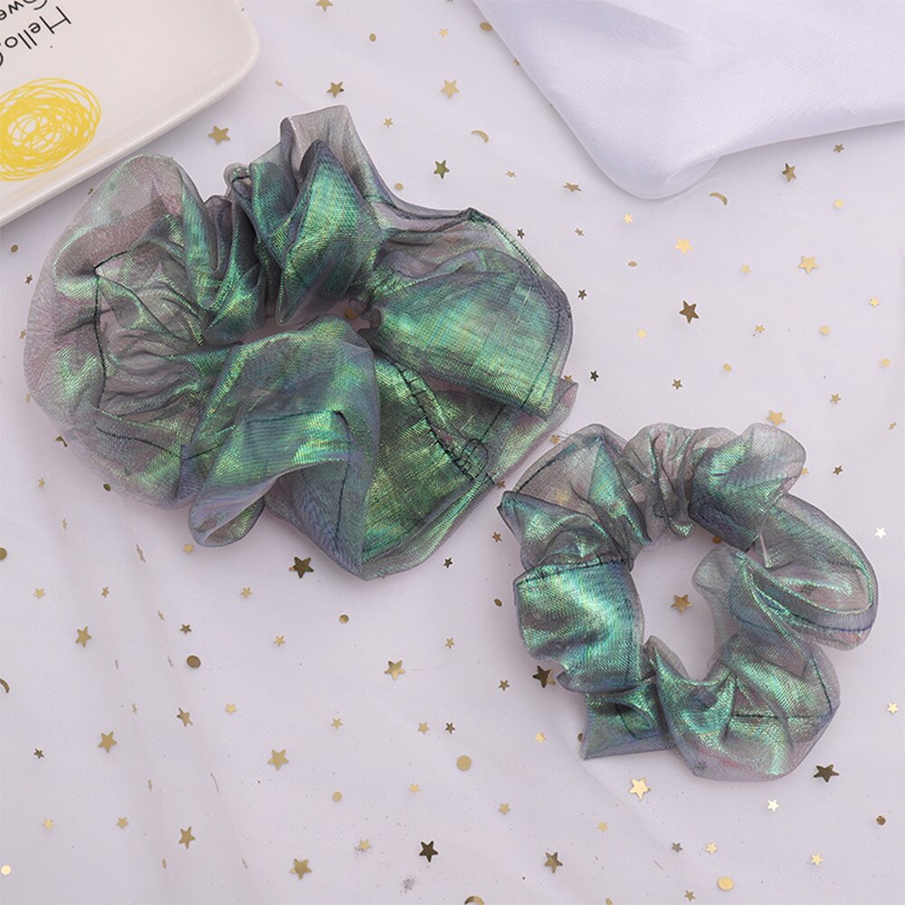 Spitze kopf blume fantasy Meerjungfrau dickdarm haar Ring polier Netz Blick haar Ring haar seil dickdarm Ring: 4909-B-1