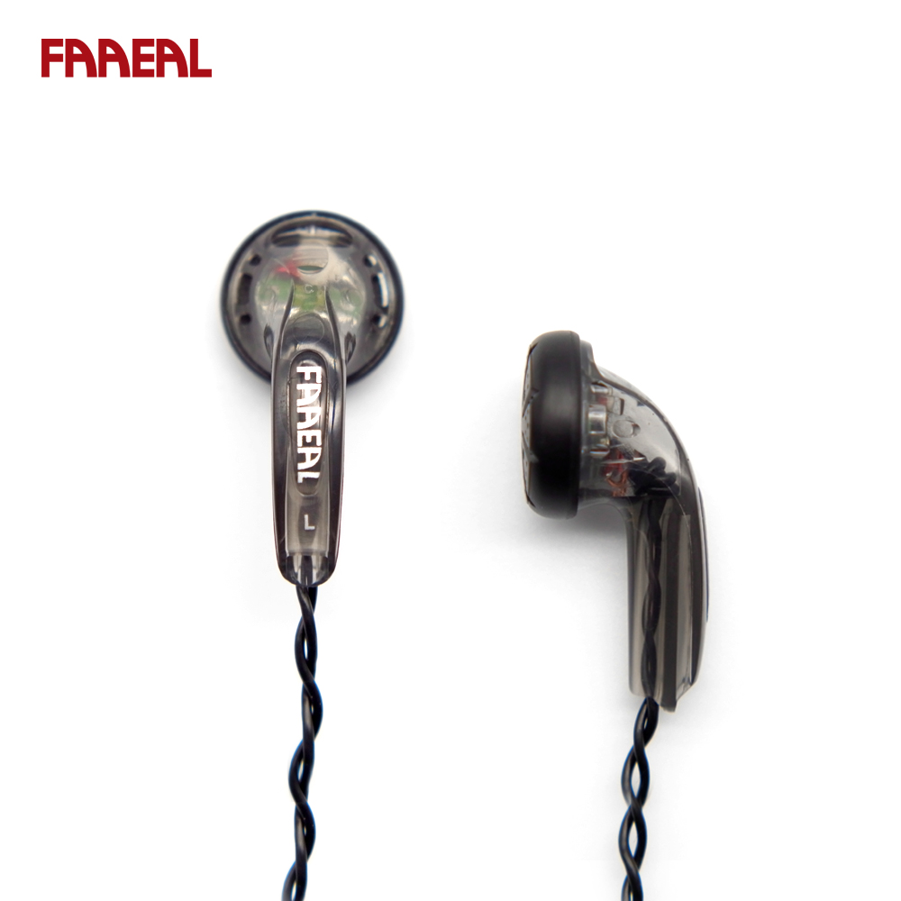 FAAEAL Snow-lotus 1.0 HiFi Earphone 64 Ohm DIY Earbuds Nice Female Vocal Music Earphones DJ Earphones DIY MX500 For Smartphones