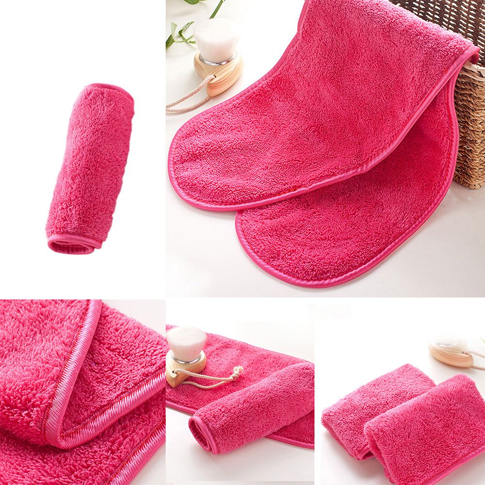 Reusable Microfiber Face Towel Face Towel Natural Antibacterial Protection Makeup Remover Cleansing Face Wash Microfiber Towel