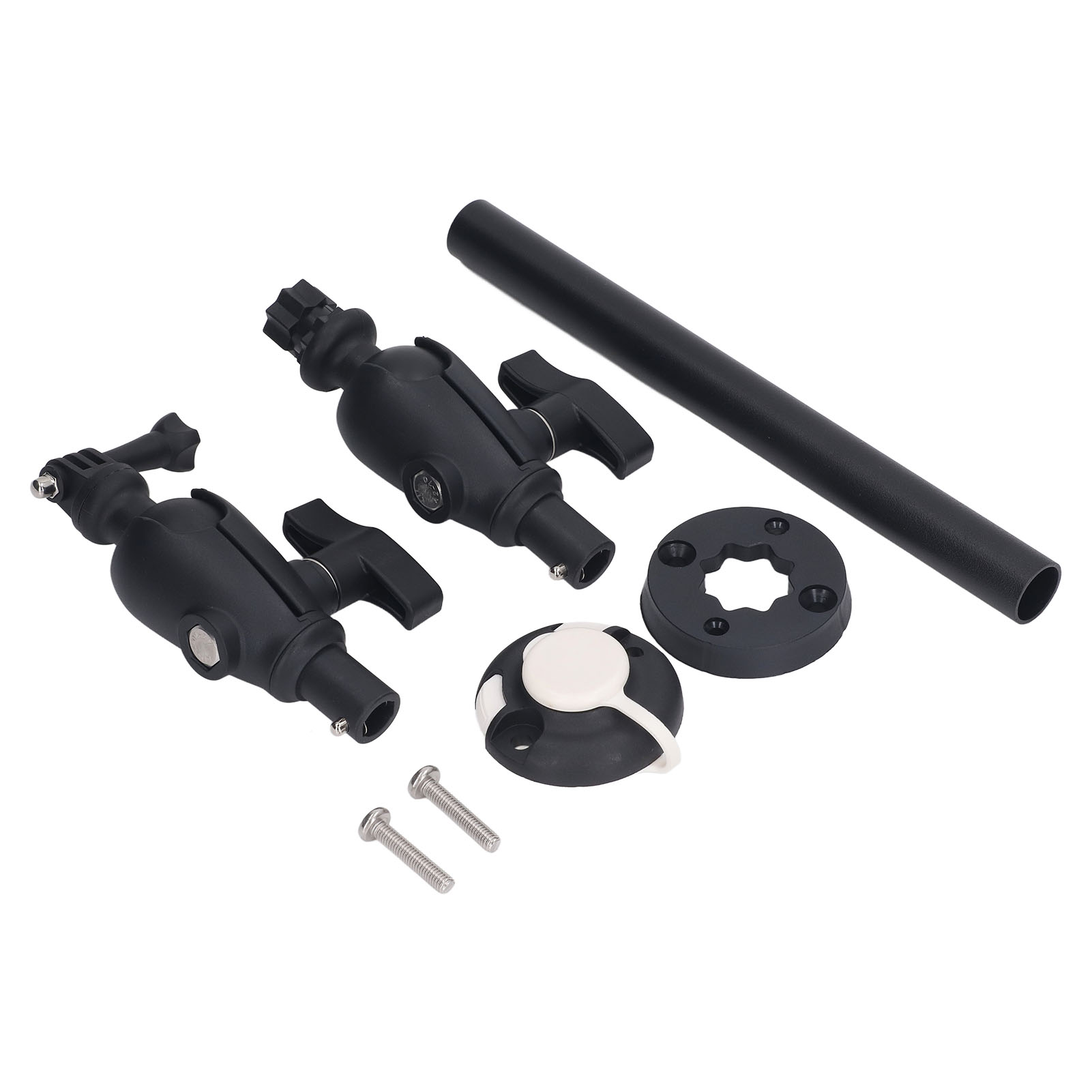 Staffa per telecamera per barca Kit di montaggio per telecamera Morsetto stretto regolabile ad angolo Set di montaggio per telecamera per kayak leggero per kit di montaggio per telecamera per barca