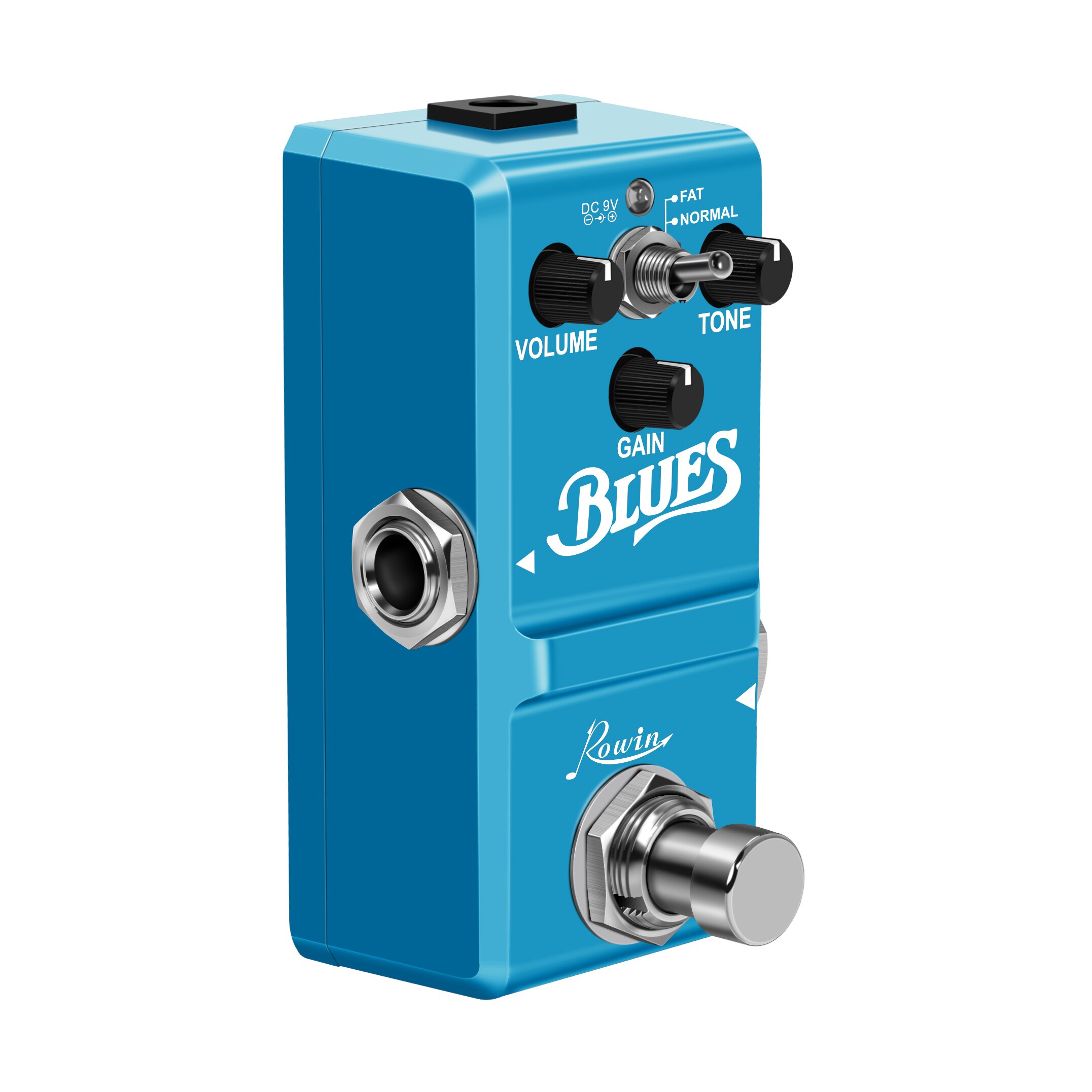 Rowin-Pedal de efectos para guitarra, Pedal de guitarra Overdrive, LN-321, Blue