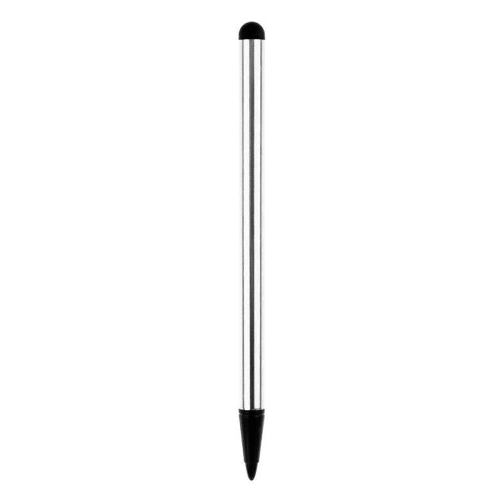 1pc universal nettbrett stylus penn for ipad iphone erstatning berøringsskjerm stylus penn sensitiv kapasitiv nettbrett stylus penn: Sølv