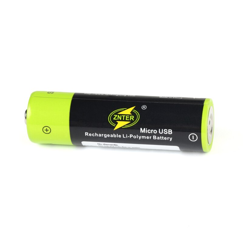 Znter Aa 1.5V 1700 Mah Batterij 2/4 Pcs Usb Snel Opladen Oplaadbare Lithium Polymeer Batterij Opgeladen Door Micro Usb kabel