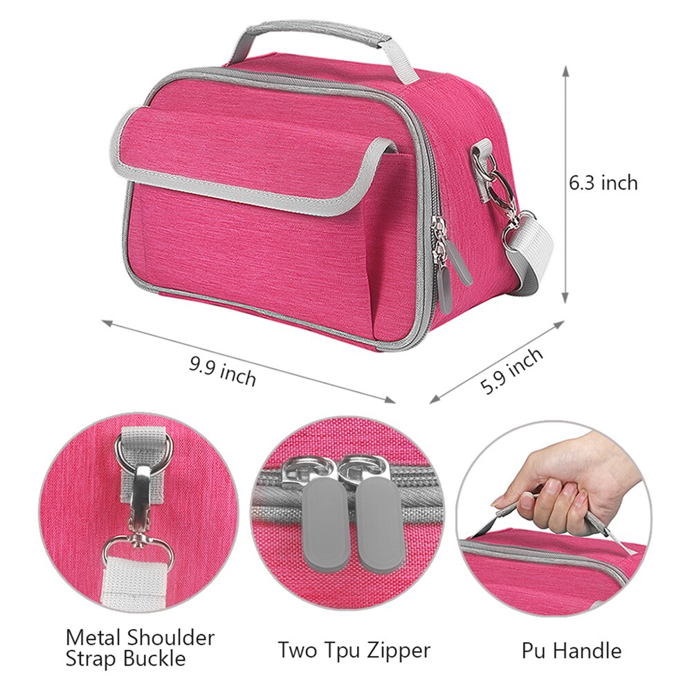 Portable Storage Bag Carrying Case Protective Case for Cricut Joy Accessories: Pink