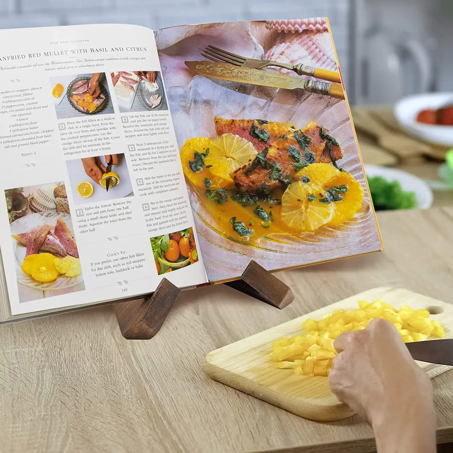 1 Satz Holz Rezept Buch Anzeige CD Platte Ständer Gestell Halfter Tisch Staffelei Platte Anzeige Ständer Schreibtisch Kochbuch Halfter für Dekor