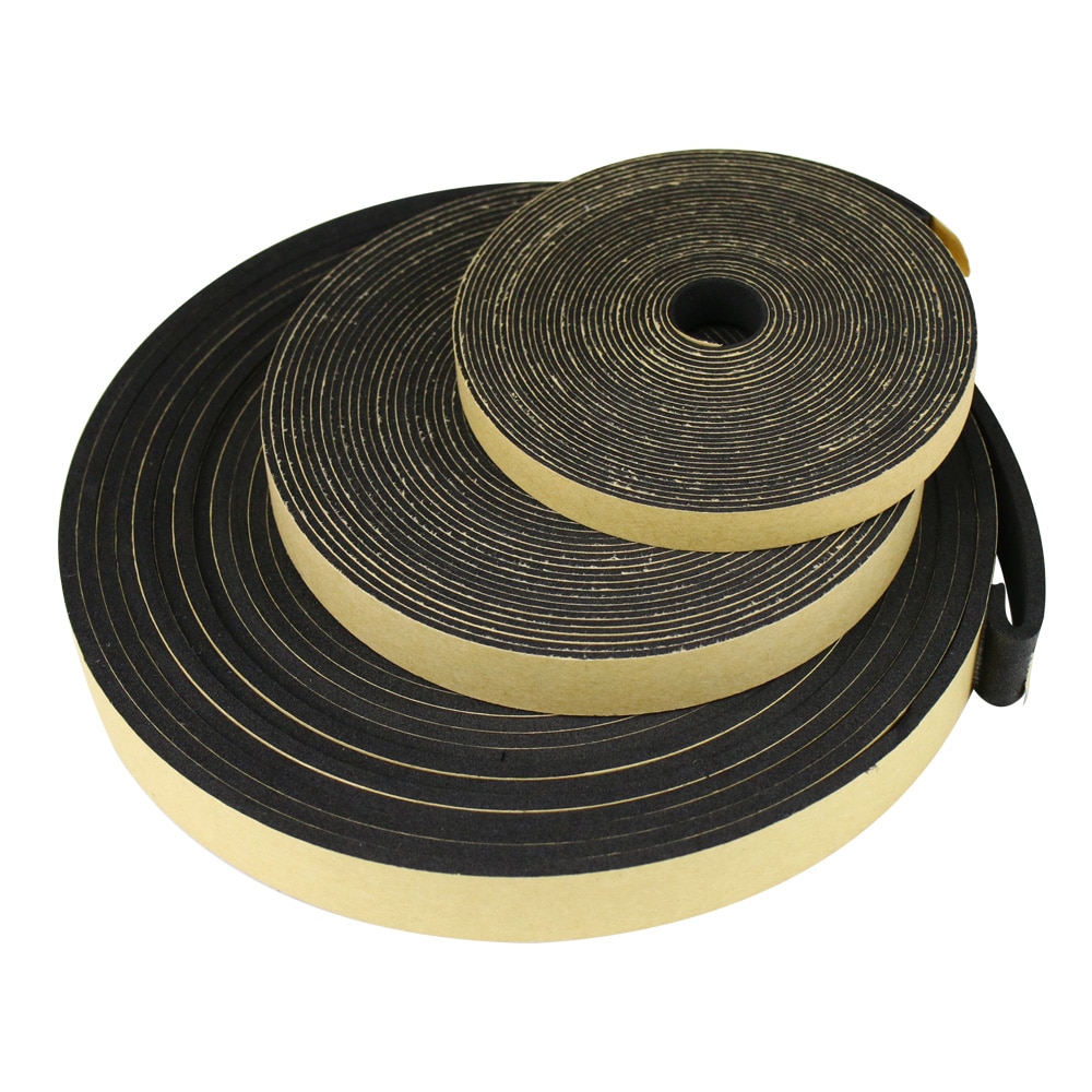 GHXAMP 2 Meter EVA Lautsprecher Reparatur Abdichtung Streifen Draht Kasten Invertiert Rohr Schock Absorbieren Dichtung Dichtung Breite 10MM 15MM 18MM