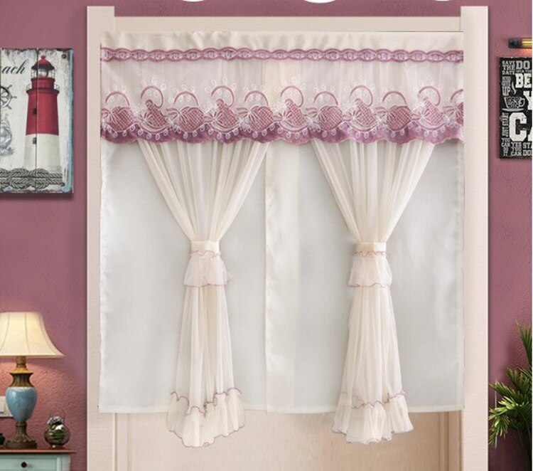 Kant Stof Deur Gordijn. Wind Slaapkamer Keuken Gordijn. Kast Decoratieve Gordijn Koffie Gordijn.: B / 85cm  120cm