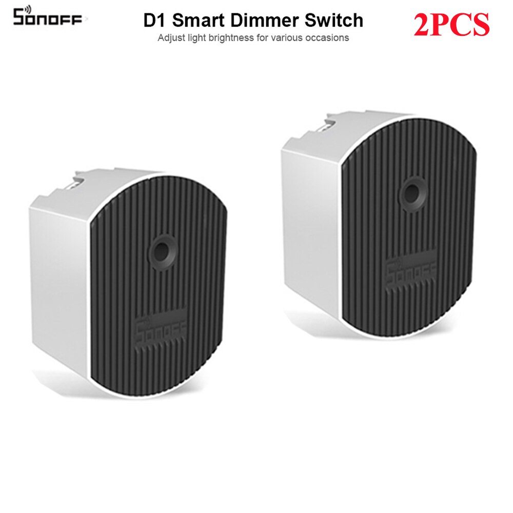 Sonoff D1 Smart Dimmer Switch Wifi Wireless Smart Home Automation Timer DIY Switch Via Ewelink App Work with Alexa Google Home: Sonoff D1 2PCS