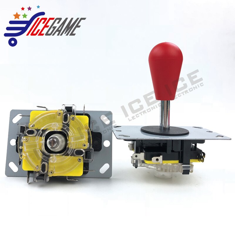 Mando de máquina Arcade Sanwa, hecho en Estilo de China, con bola ovalada, combate, operación de 4/8 vías