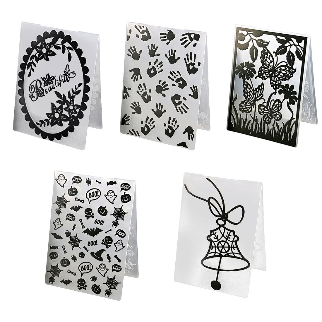 Embossing Folder Plastic Template Fondant Cake Photo Album Wedding Decor Craft Card Making Paper Card Scrapbooking