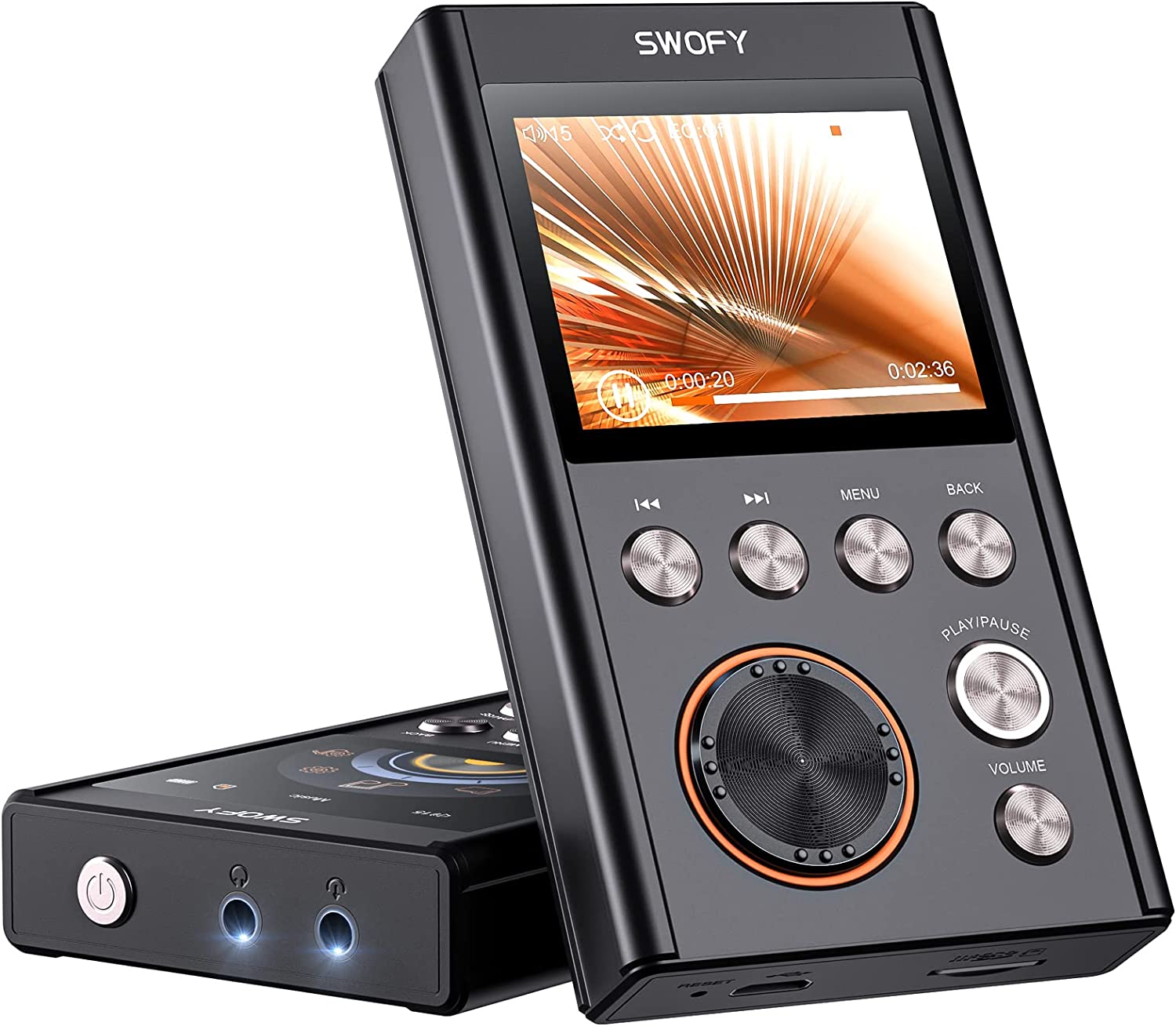 Odtwarzacz MP3 HiFi o pojemności 64 GB, przetwornik cyfrowy o wysokiej rozdzielczości z cyfrową taśmą audio DSD o wysokiej rozdzielczości, obsługuje rozszerzenie do 256 GB