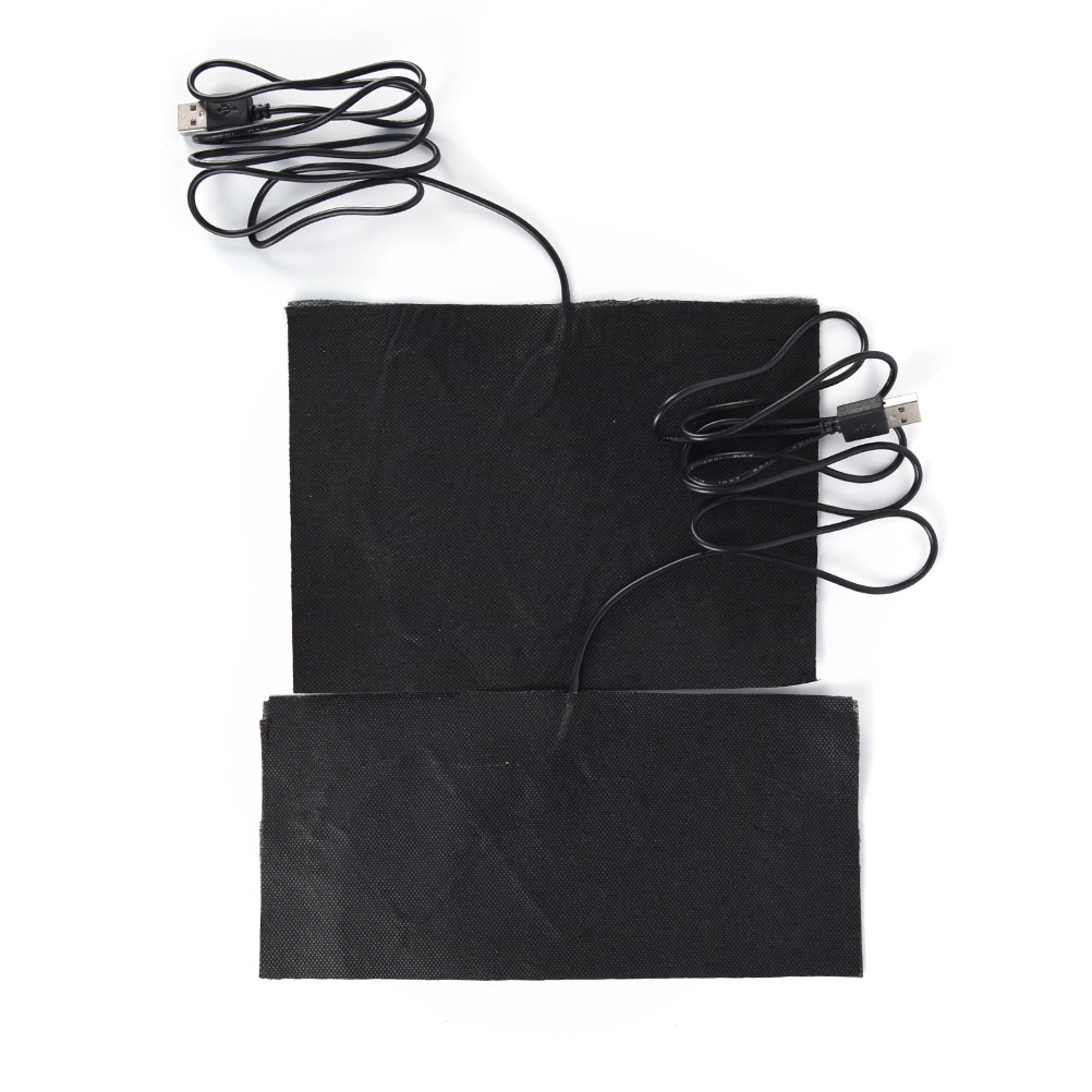 1PCS 2 Sizes 5V Carbon Fiber Heating Pad Hand Warmer USB Heating Film Electric Winter Infrared Fever Heat Mat