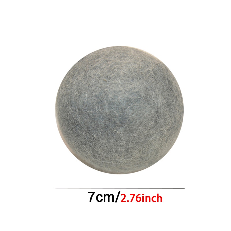 3Pcs Laundry Balls Reusable Wool Dryer Ball for Washing Fabric Clothes Softer Laundry Cleaning Ball Tumble Dryer