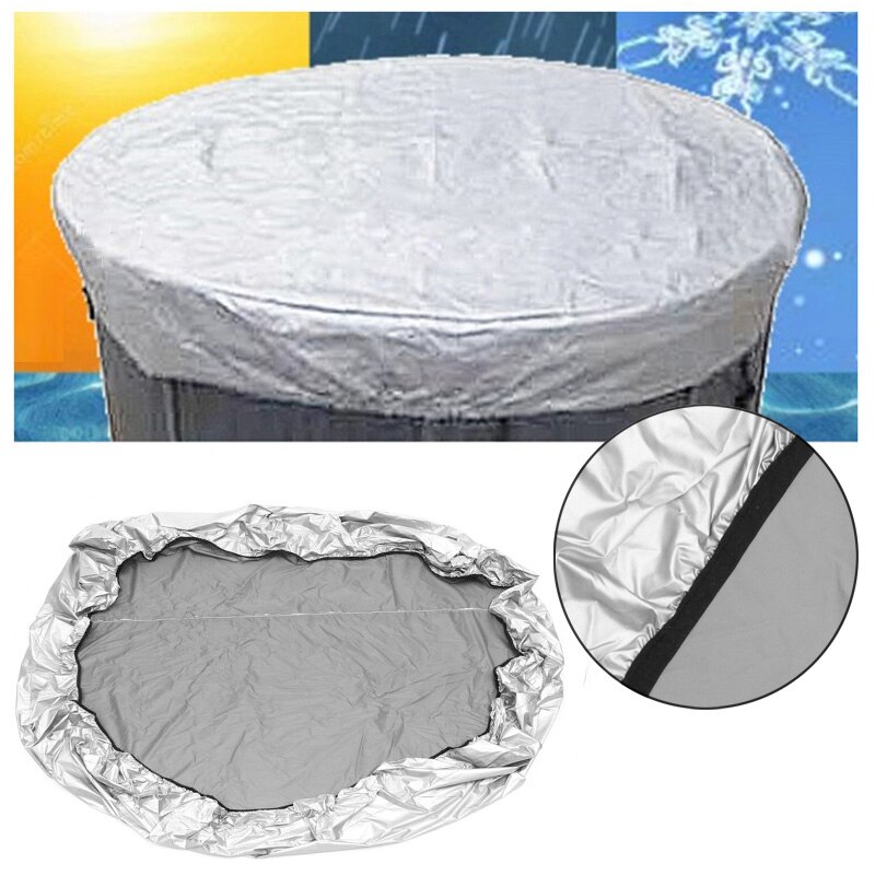 Round Bathtub SPA Waterproof Cover Canopy Daily Cover Dust Cover Tub Weather Covers Shade Bath Proof Waterproof Spa Cover Cubrir