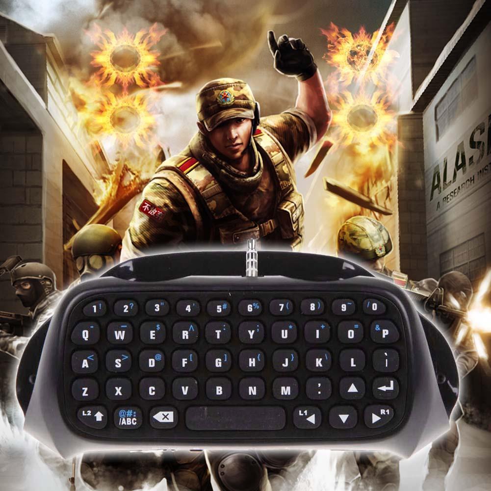 Mini clavier sans fil Bluetooth pour/PS4 PlayStation 4 accessoire contrôle clavier sans fil accessoires de clavier Bluetooth