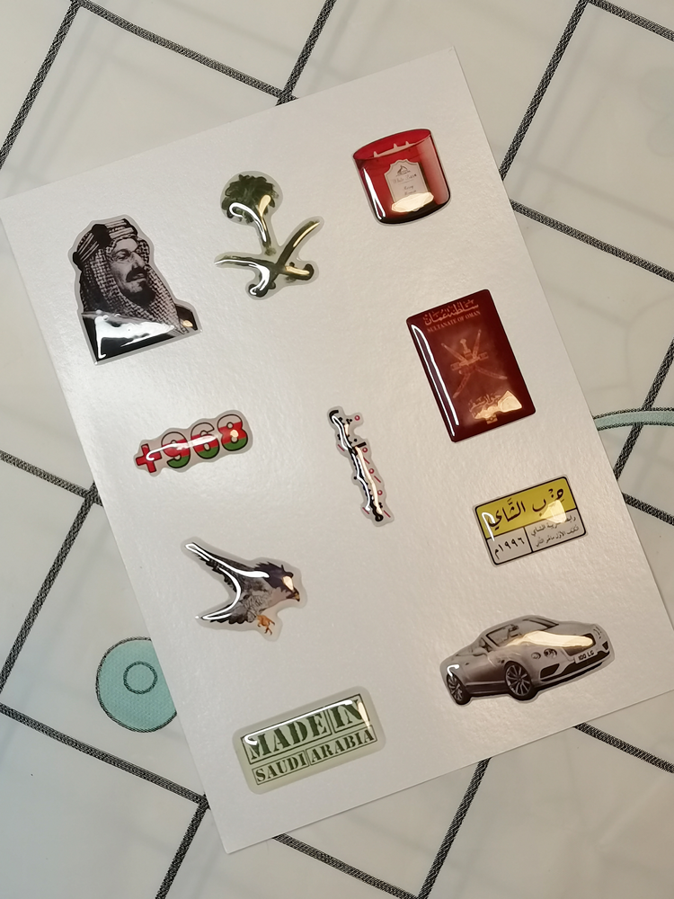 3D Decorative Stickers for Phone Case DIY Silicone Label