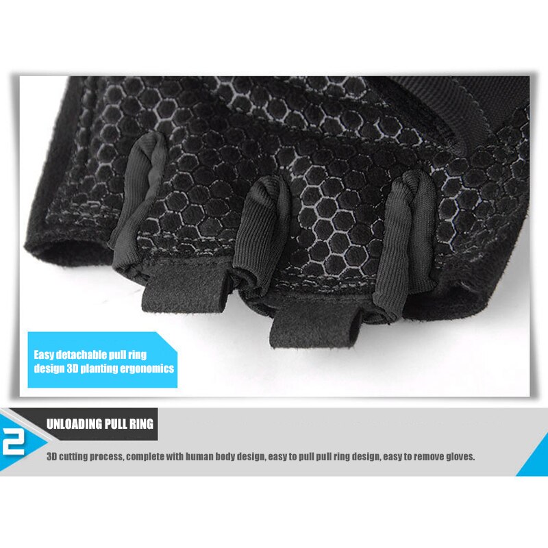 Guantes de medio dedo ligeros y transpirables, para levantamiento de pesas, entrenamientos deportivos de construcción corporal, accesorios deportivos para ejercicio, guantes de entrenamiento