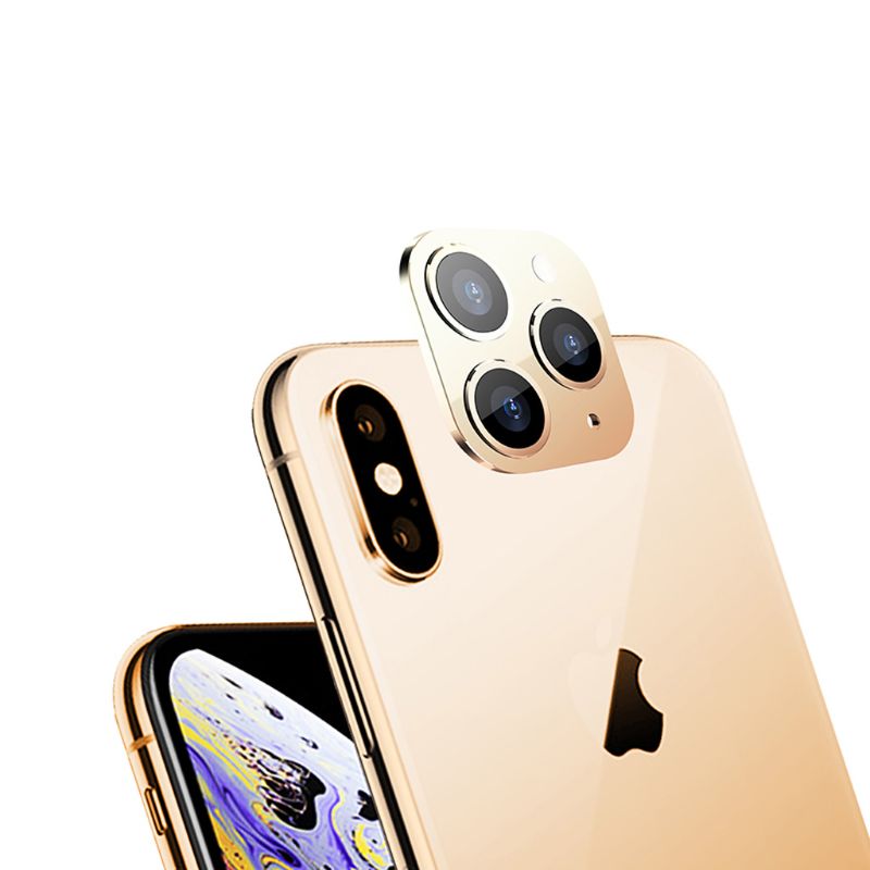 Camera Lens Cover for iPhone X XS / XS MAX Seconds Change for iPhone 11 Pro Sticker Modified Camera Cover Alloy Protector