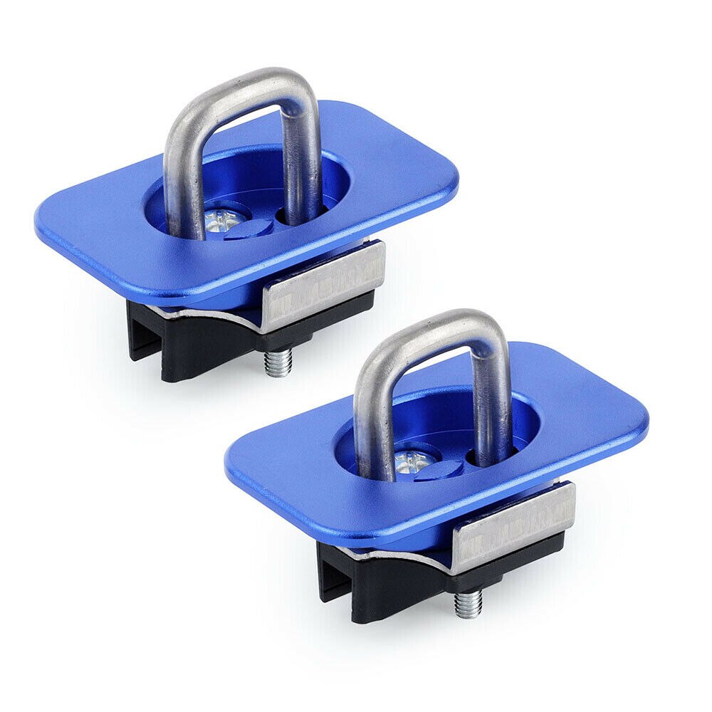 1Pair Flush,Truck Bed Tie Downs Anchors for -20 F 150-20 F250 &amp; F350: blue