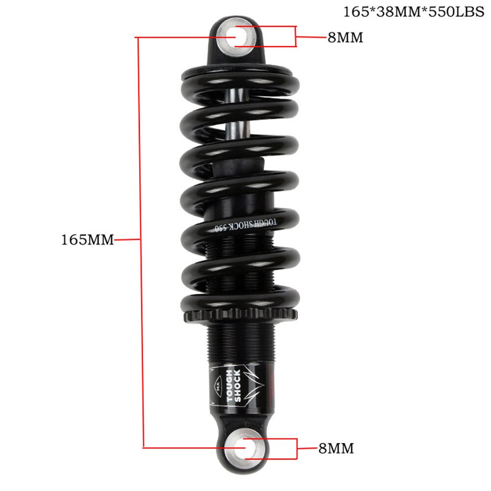 550-850LBS Mountain Bike Bicycle Rear Coil Spring Rebound Metal Shock Absorber