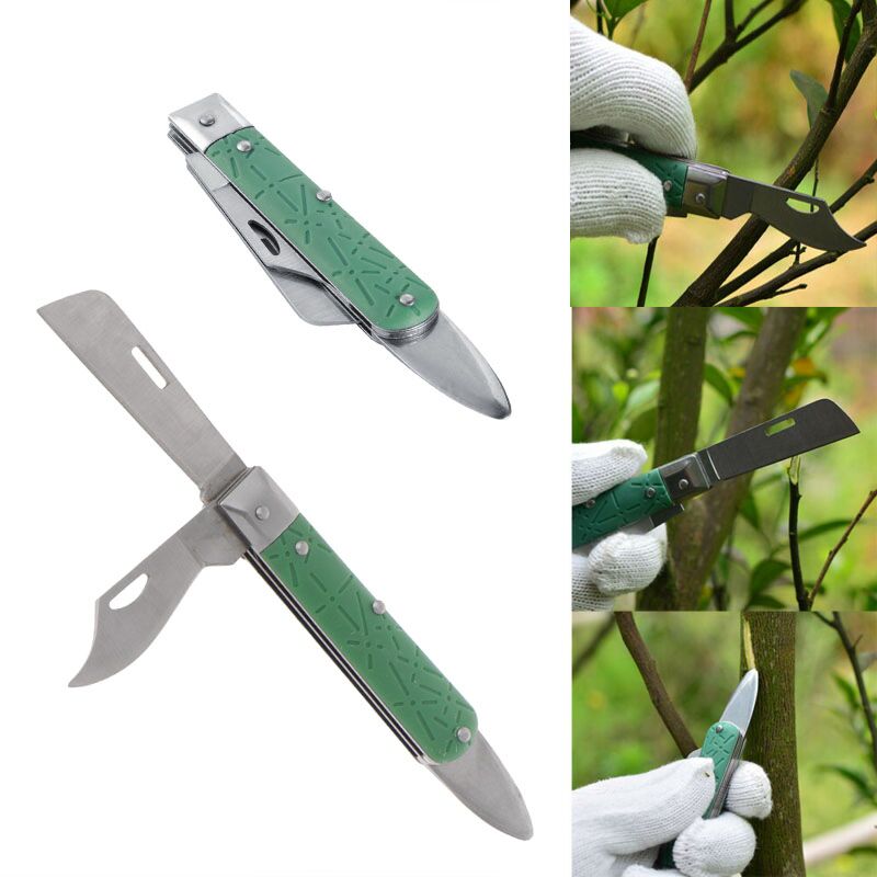 Graft knife Fruit plant budding lifter Garden nursery bark Seedling fold blade Tree rose Cut Cutter peeler Prun