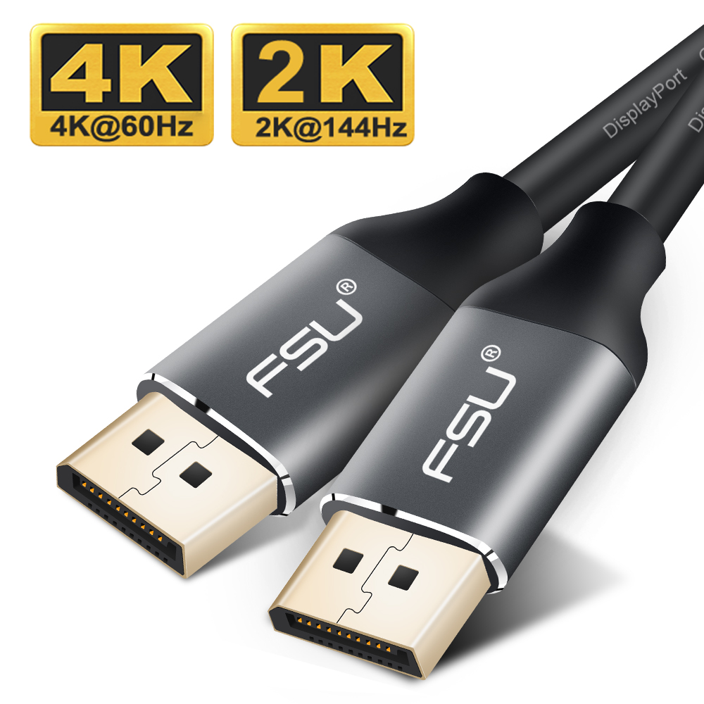 4K@60Hz/2K@144Hz DisplayPort Cable for Game Monitor HDTV Projector PC DP1.2 DisplayPort to DisplayPort Cable DP Cable 5m 3m 1m