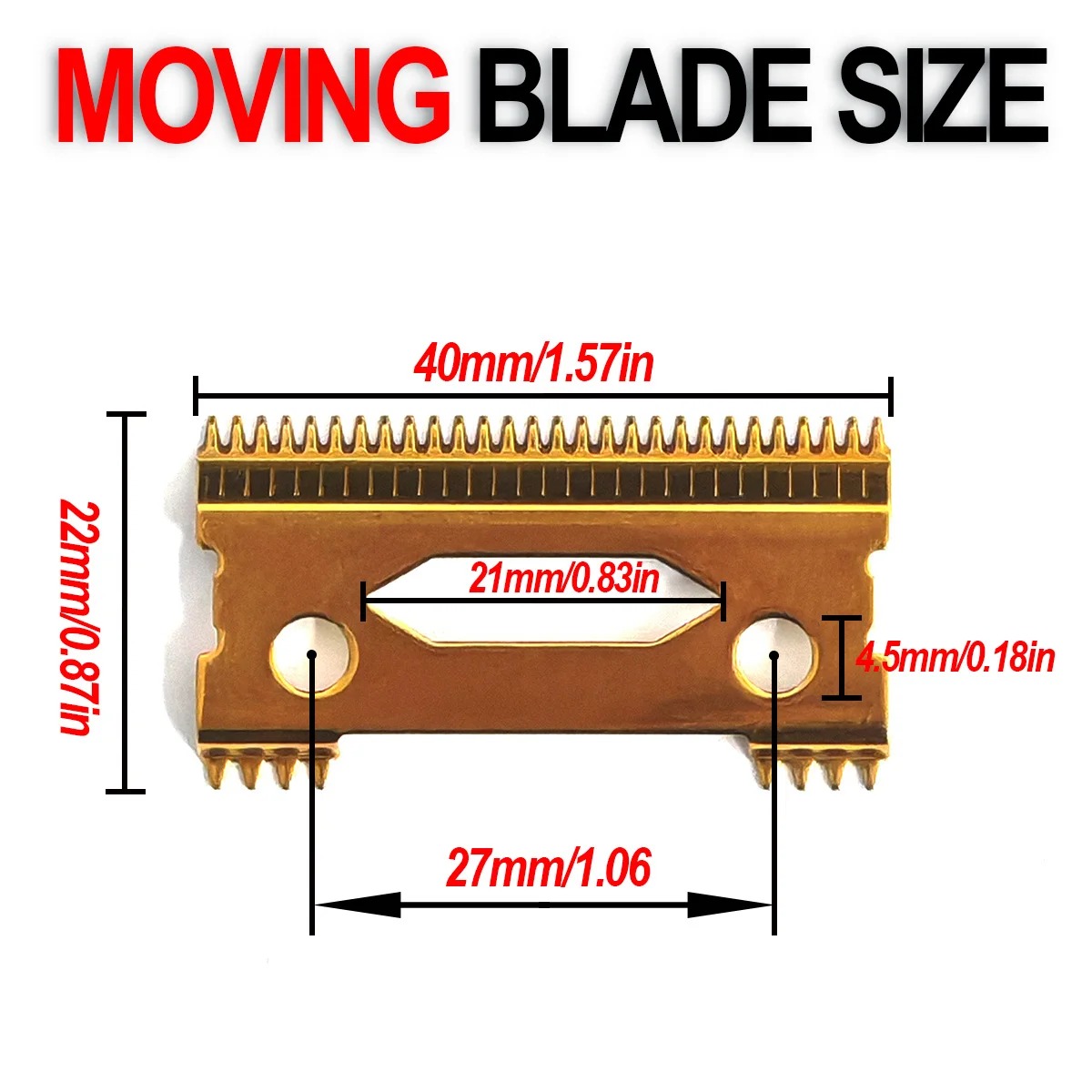 BRDCLIP 808E Electric Hair Clipper Replacement Blade DLC Blade for BRD-106 M10 M5 Kulilang R77F VGR V003 WMARK X1