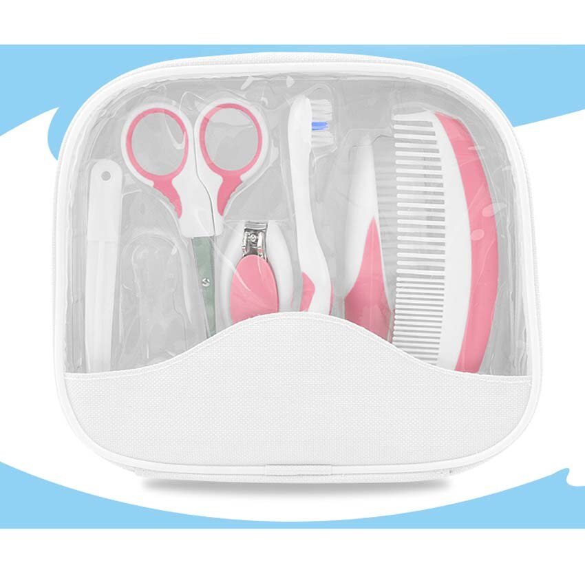 7 stks/set Baby Grooming Care Manicure Set Gezondheidszorg Kit Baby Dagelijks Verpleegkundige Gereedschap-7 pcs