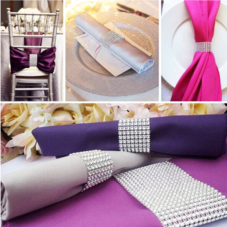5/10 stücke 13cm * 4cm Gold Silber Strass Kette Gittergewebe wickeln Band Tüll Kristall Rolle Klebeband DIY Kuchen hochzeit Dekorationen 030007021