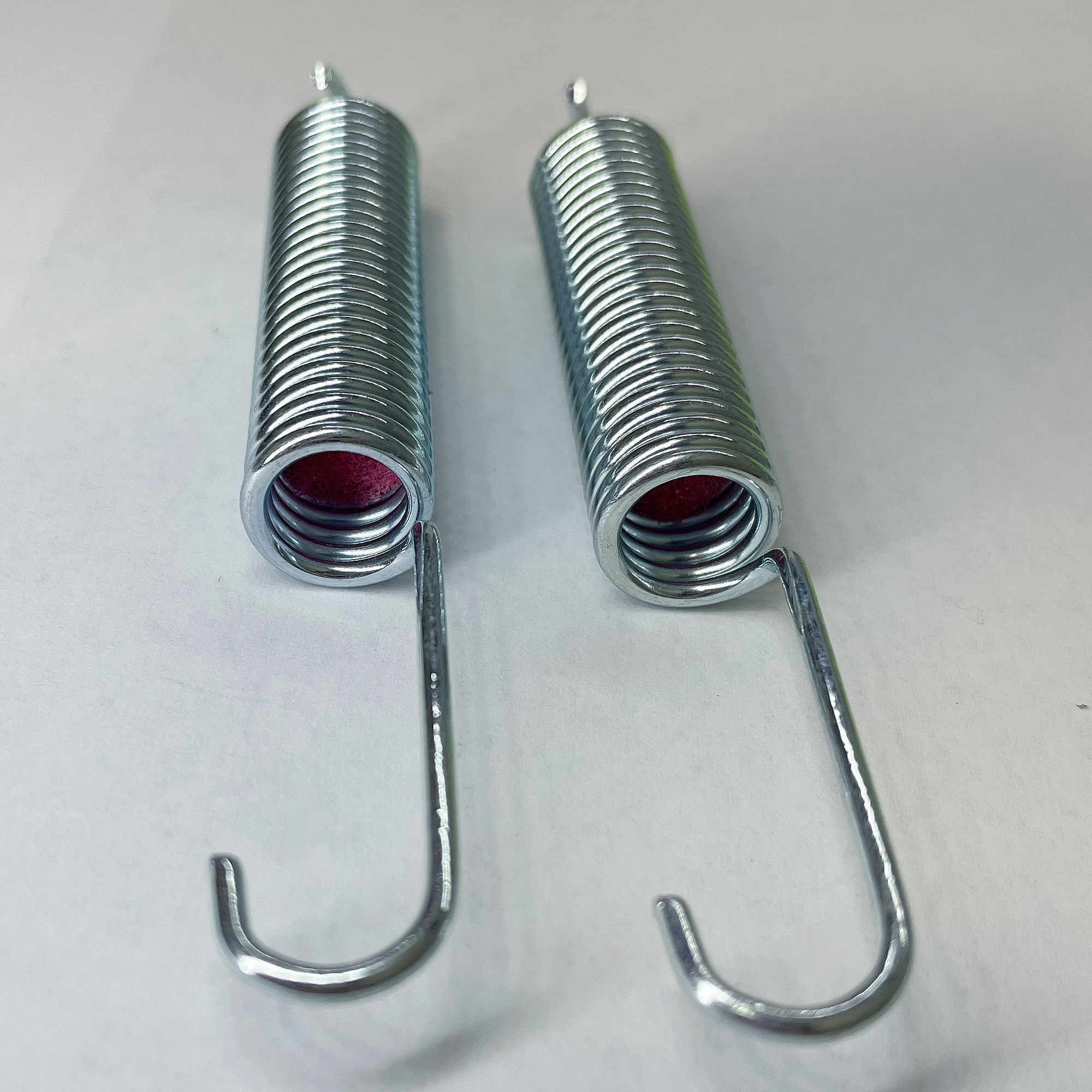 4.2"[107mm] Stainless Steel Replacement Recliner Sofa Chair Mechanism Tension Spring - Long Neck Hook Style (Pack of 2)