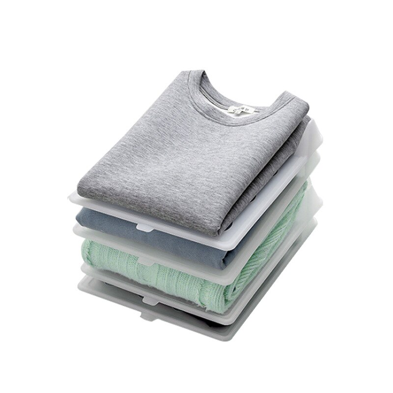 5PCS Folding Partition For Clothes Wardrobe Shirts Drawer Divider Baby Cloth Wardrobe Separator Home Supplies Storage Partition