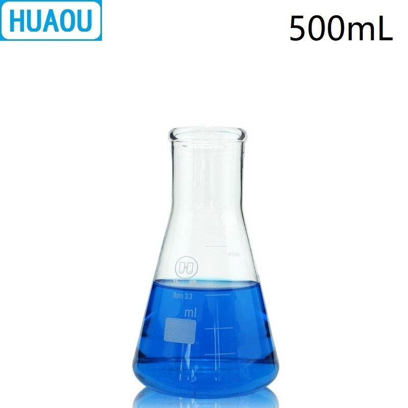 Huaou 500ml erlenmeyerkolven met brede hals en sil... – Vicedeal