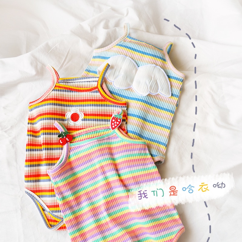 MILANCEL baby kleidung mädchen bodys sommer baby jungen kleidung ärmelloses kleinkind mädchen kleidung streifen kleinkind jungen ein stück