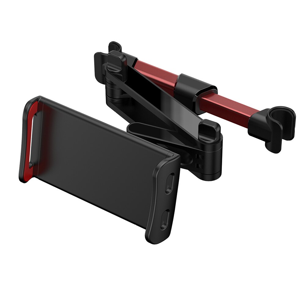 Verstelbare Car Seat Hoofdsteun Mount Vouwen Tablet Telefoon Houder Bracket Stand: Rood