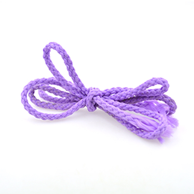 Corde en fibre de polyester, haute résistance, 4mm, 30 couleurs, pour bricolage, fait à la main, accessoires pour la maison, projets artisanaux,: purple 501