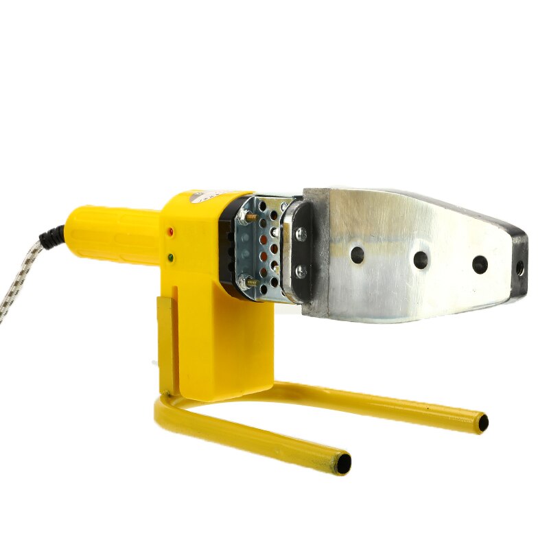 220V 8Pcs Automatic Electric Welding Tool Heating PPR PE PP Tube Welded Pipe Welding Machine+ Heads+ Stand+Box Yellow