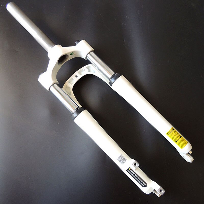 24 inch mountain bike spring suspension fork Aluminum alloy White 28