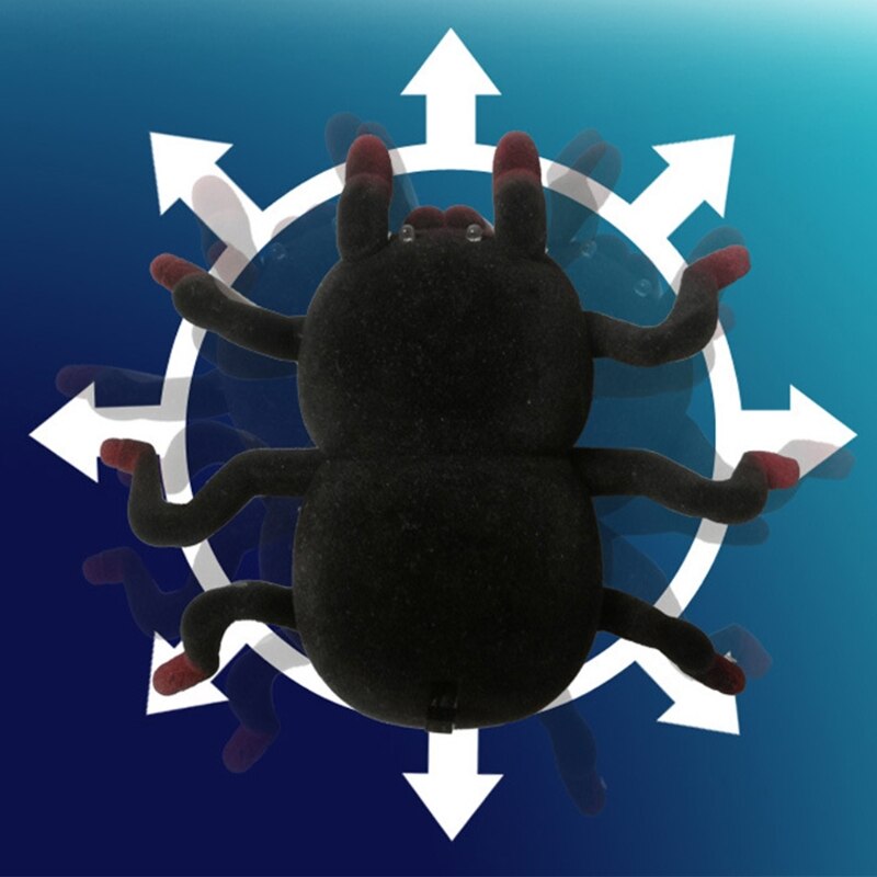 Remote Control Wall Climbing Spider Stunt Wall Climbing Suction Simulation Spide 54DF